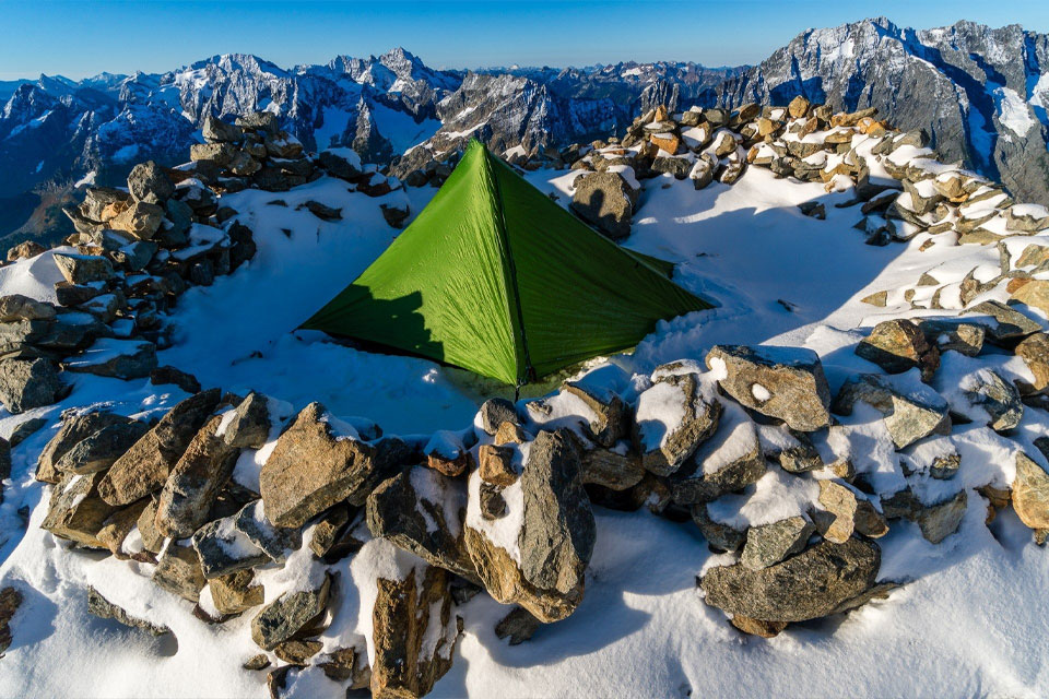 Cắm trại trên núi tại Sahale Glacier Camp (Washington, Hoa Kỳ)